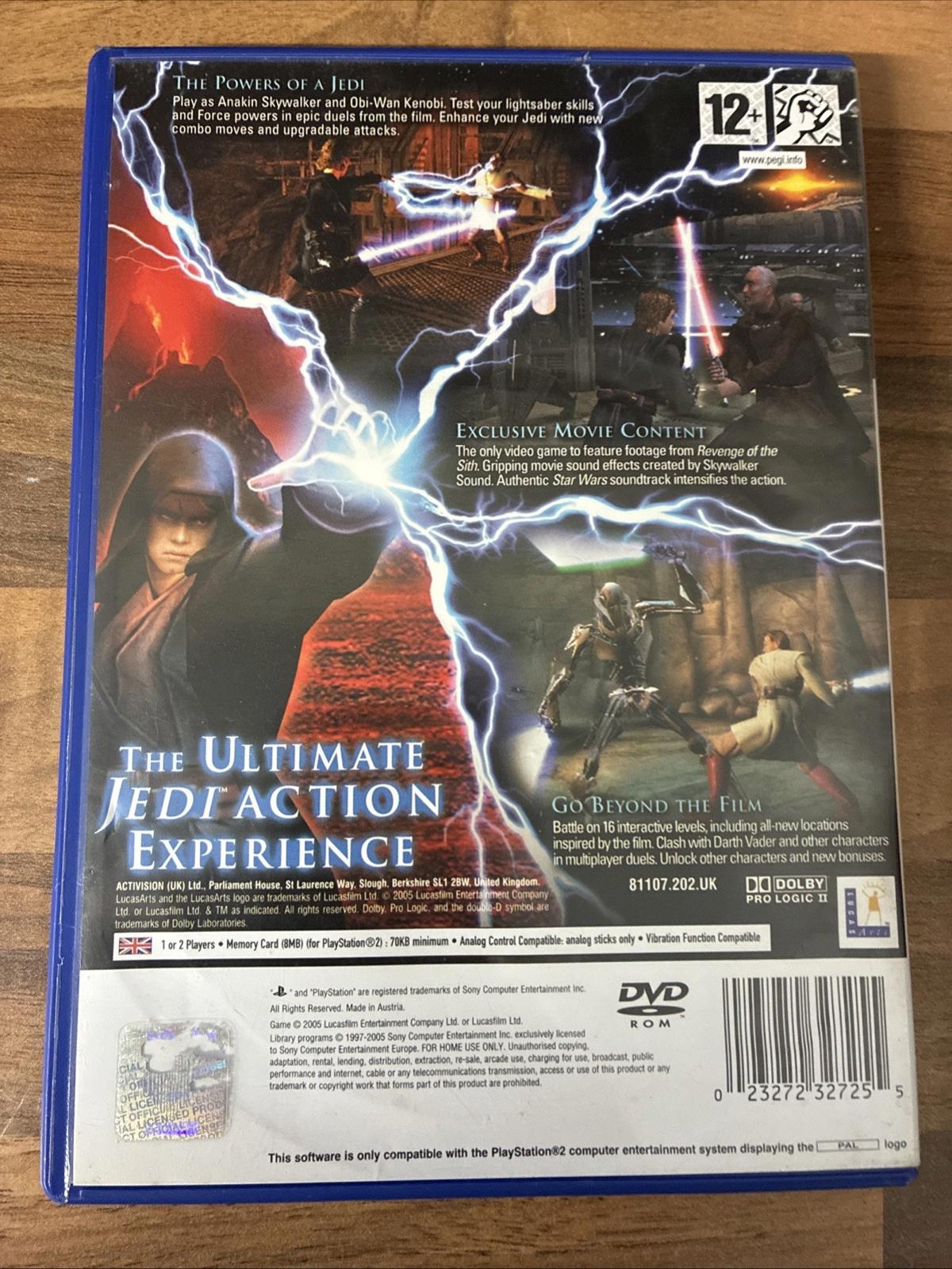 STAR WARS EPISODE III (3): REVENGE OF THE SITH (PLAYSTATION 2 PS2 2005)