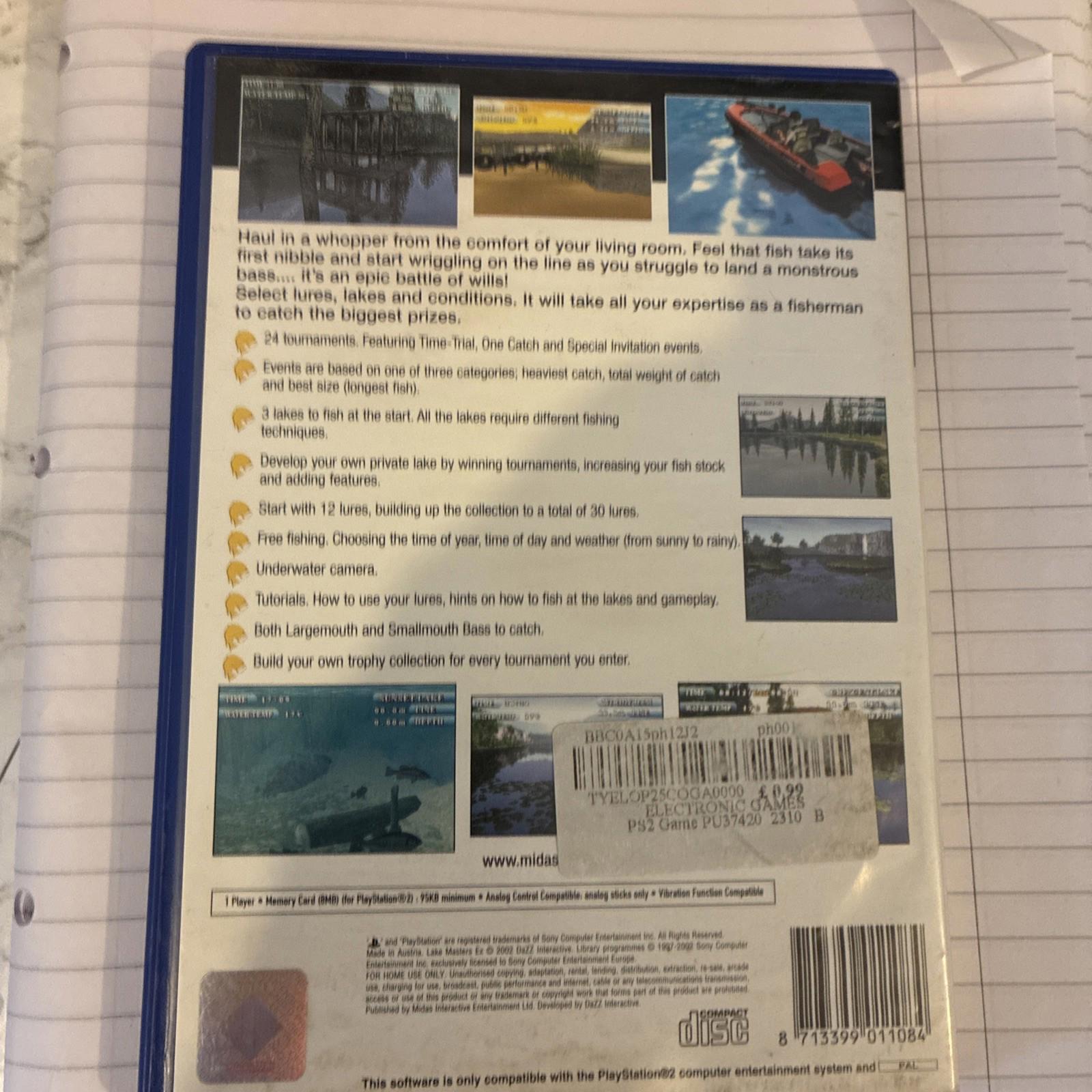 Lake Masters EX (Sony PlayStation 2, 2002) - European Version