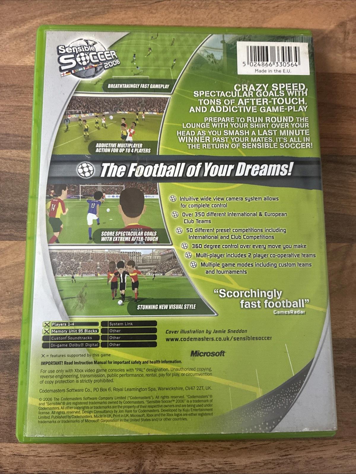 Sensible Soccer 2006 [Original Xbox] [UK PAL] Very Good Condition