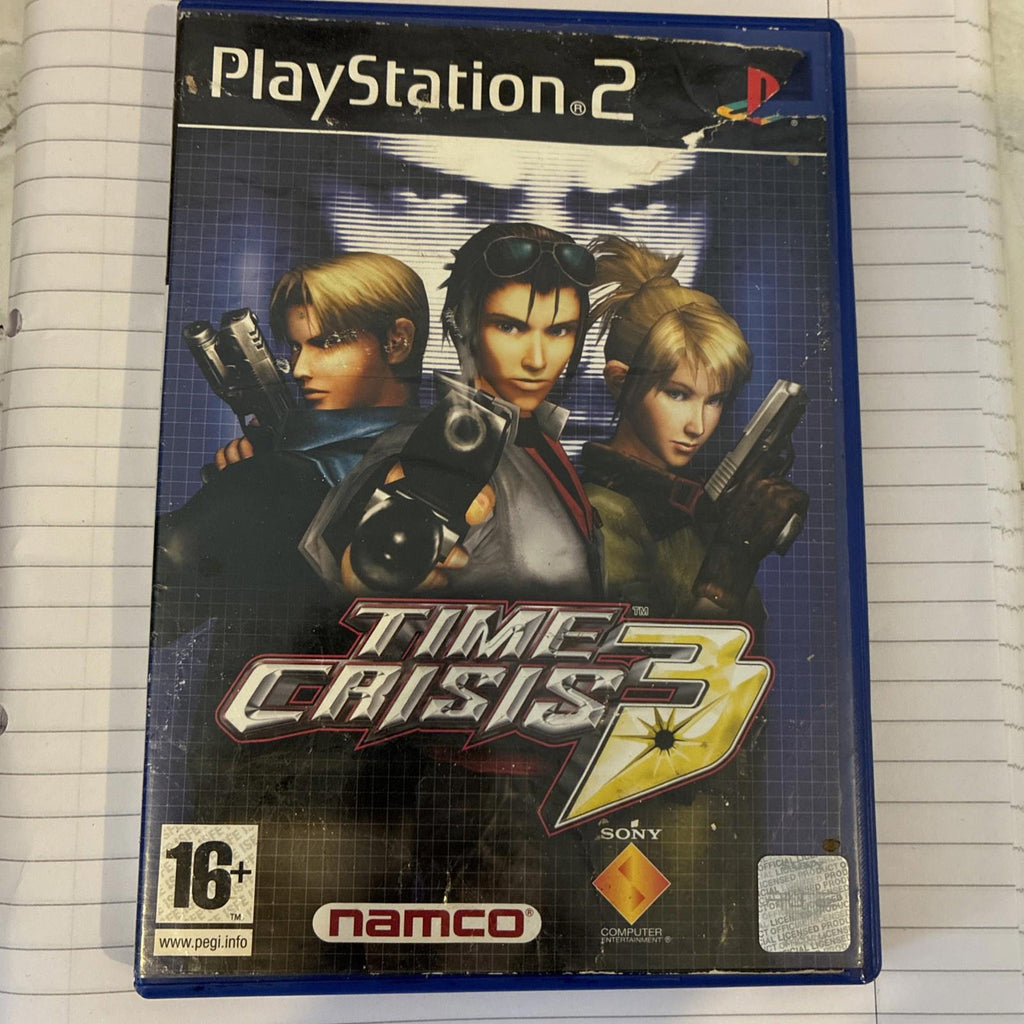 Time Crisis 3 (Sony PlayStation 2, 2003) Namco Shooter Multiplayer Video Game