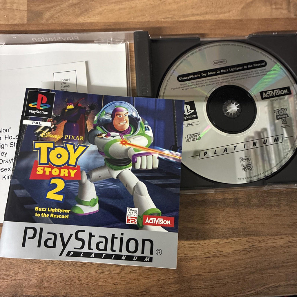 Toy Story 2 Buzz Lightyear to the Rescue! Platinum Sony PlayStation 1 PS1 Tested