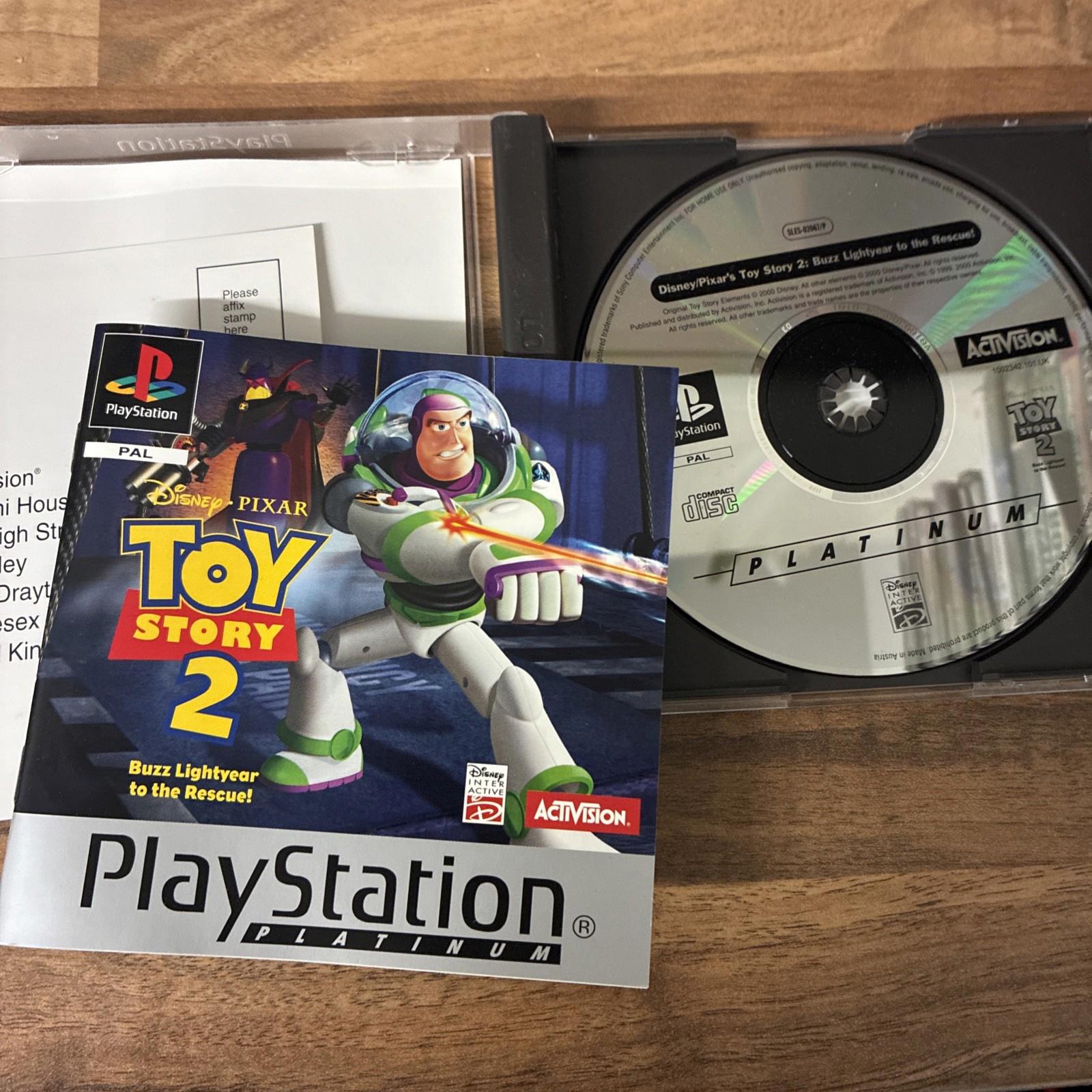 Toy Story 2 Buzz Lightyear to the Rescue! Platinum Sony PlayStation 1 PS1 Tested