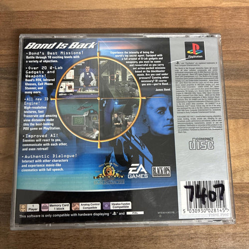 007 The World is Not Enough PlayStation One PS1 Game