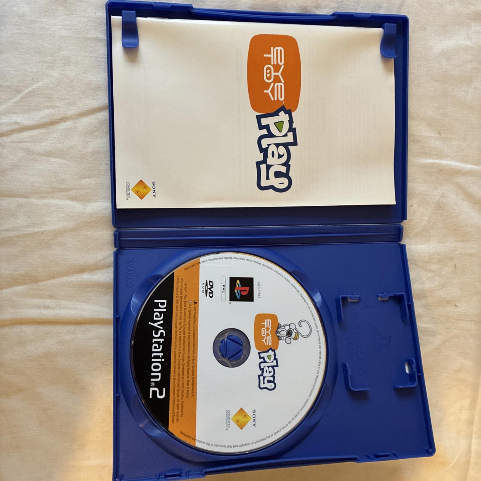 EyeToy : Play Sony PlayStation 2 PS2  - Complete With Manual - Good Condition.